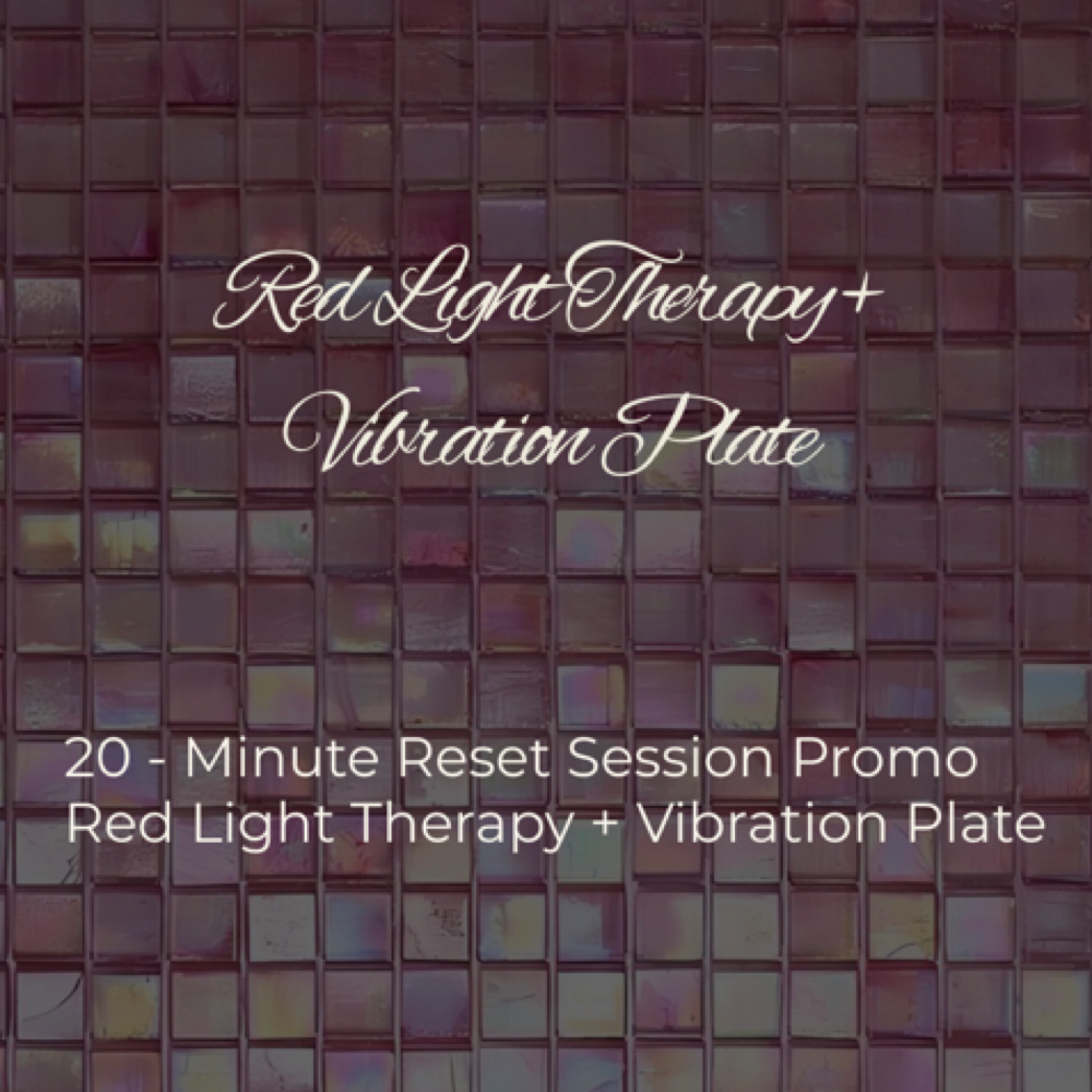 Red Light Therapy + Vibration Plate at The Beauty  Loft in Westport, CT