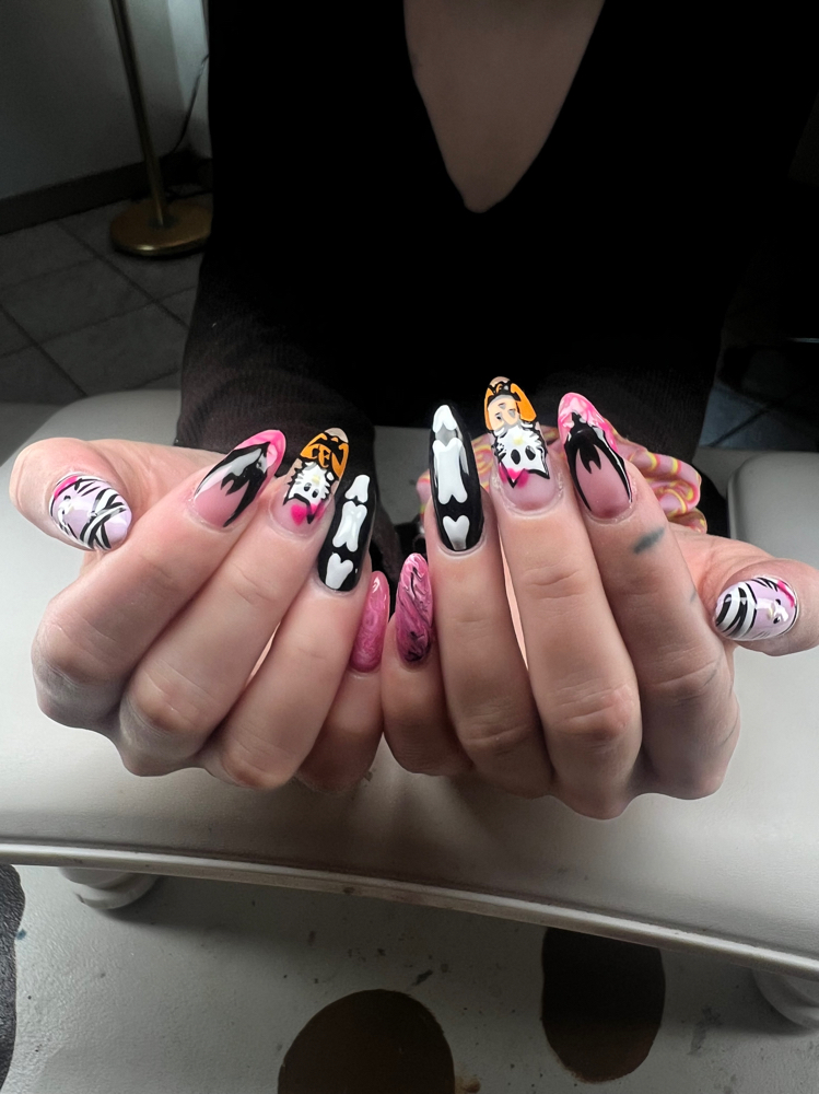 Acrylic fill in at SayitwithKolour in indianapolis, IN