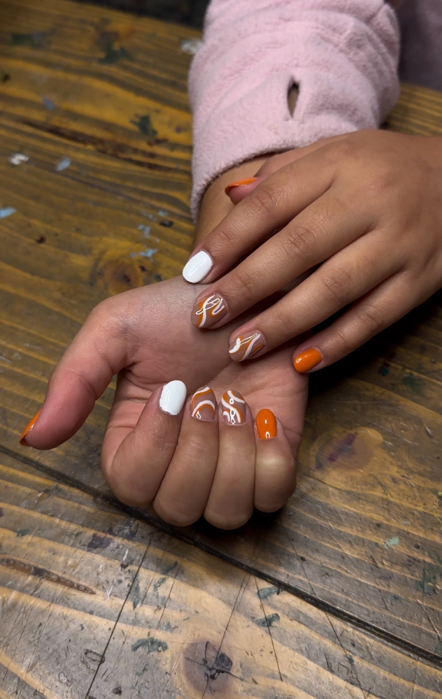 kids gel manicure