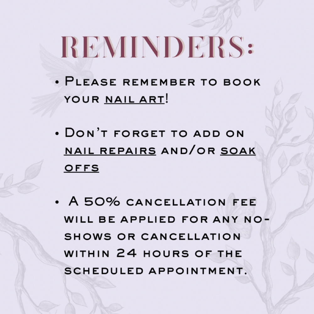 Please Read (Do Not Select) at Gilded Nails Studio in San Antonio, TX