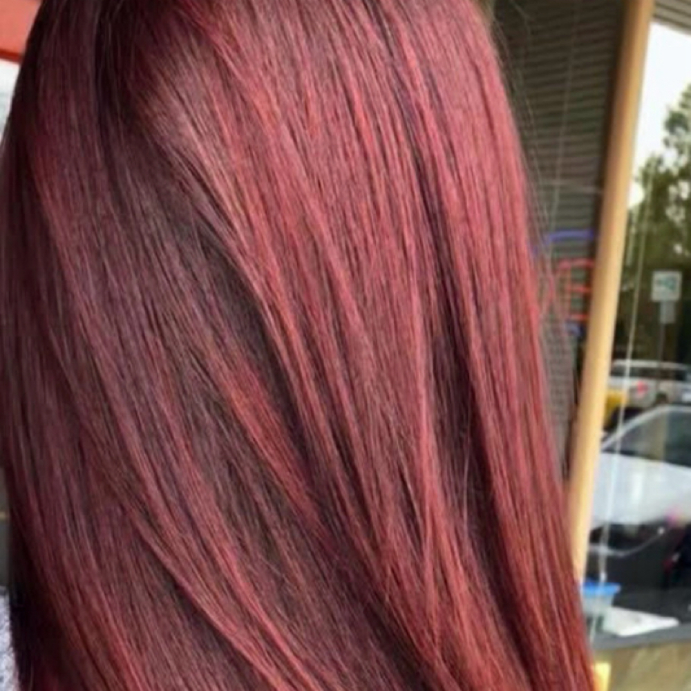Single Color Root Touch Only at Outlashed Beauty bar LLC in Canby, OR