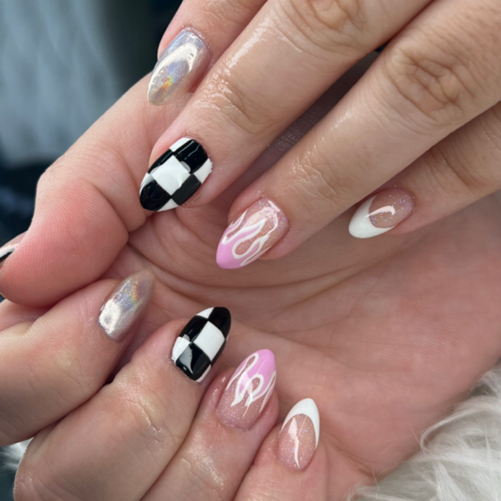 Acrylic Overlay/Fill Manicure at Leia Luxe Nails in Beavercreek, OH