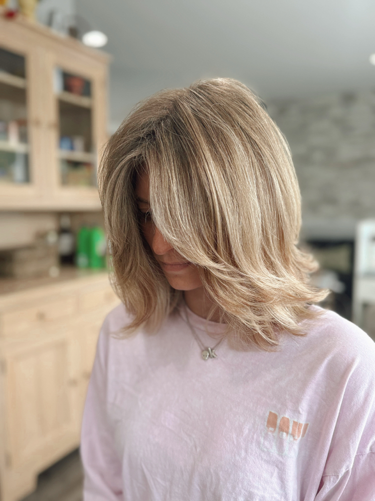 Haircut and styling at Circle M Hair Studio & Beauty Bar in Saint Peters, MO