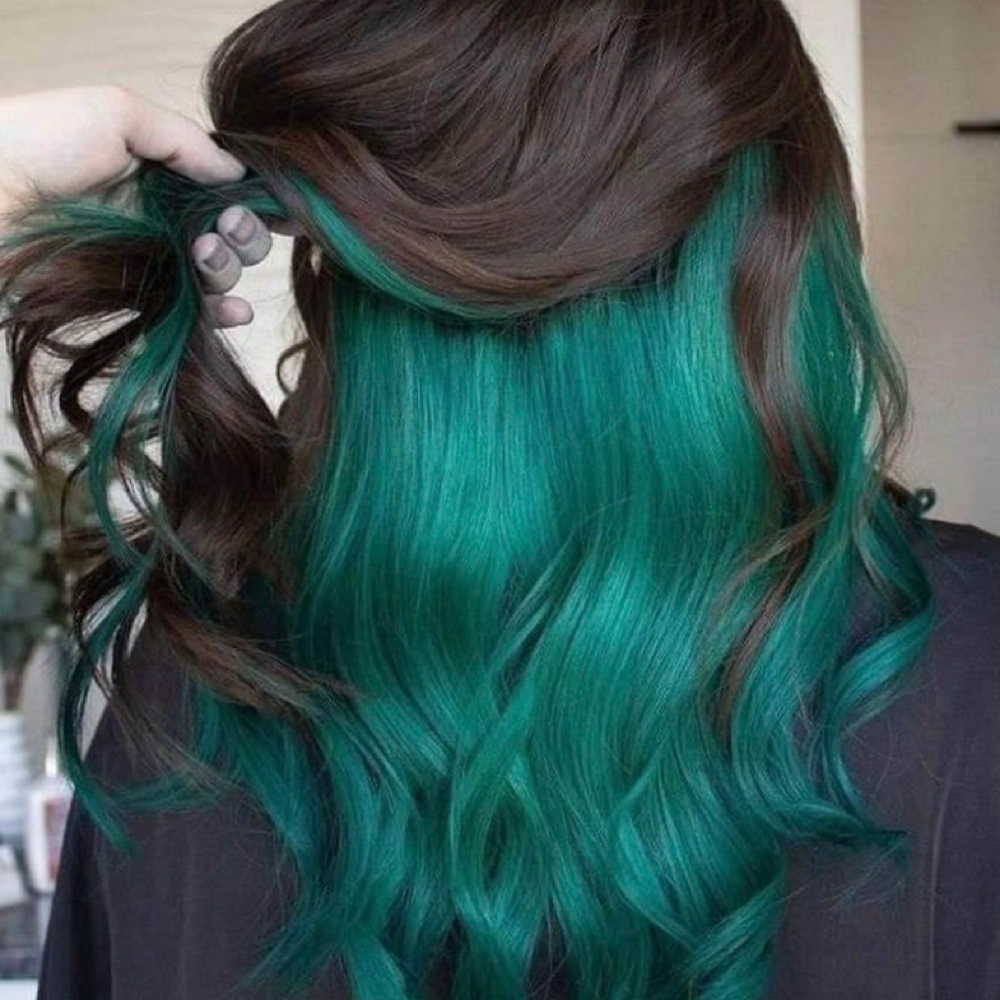 MODEL CALL- Teal Peekaboo/ Brunette at Cryptic Beauty Parlor LLC in Thomasville, NC