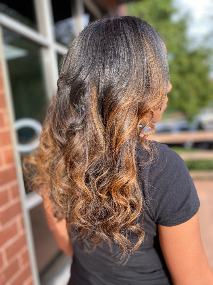 Extension Removal at Blush & BLO Salon in Charlotte, NC
