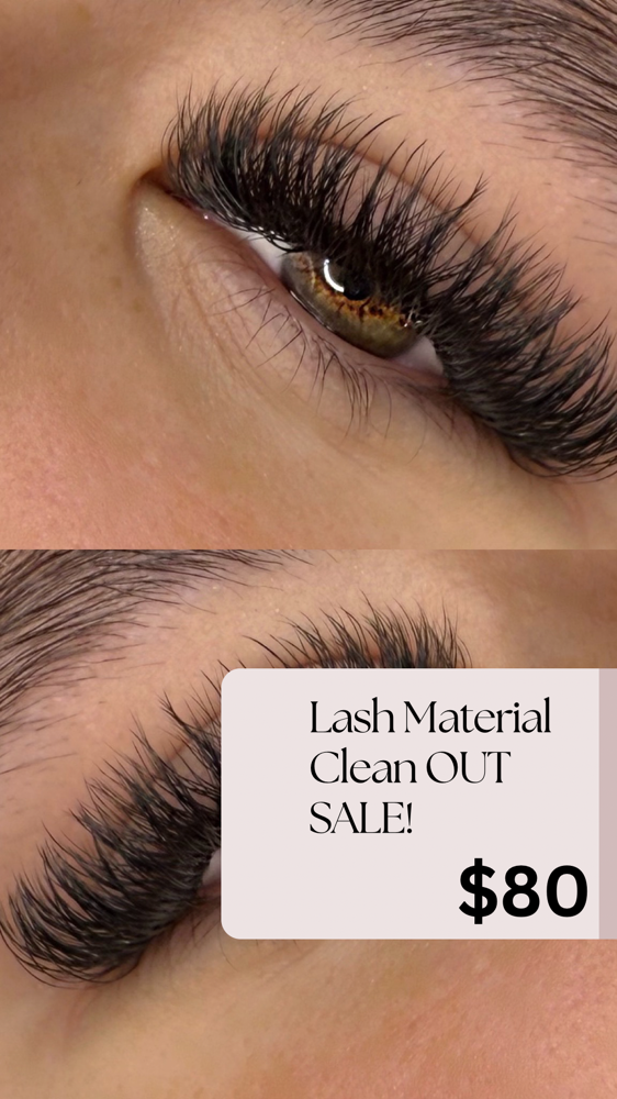 Lash Clean Out Sale- Full Set
