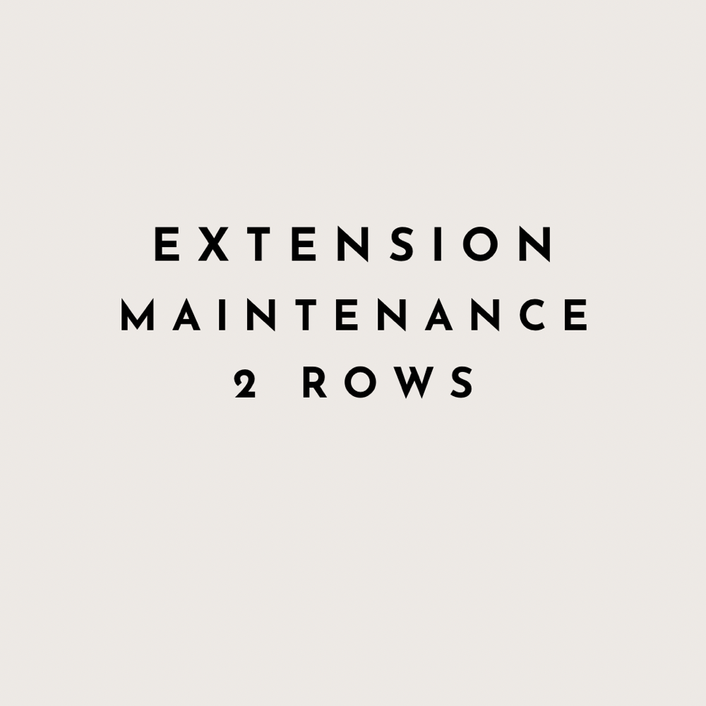Extension Maintenance 2 Rows