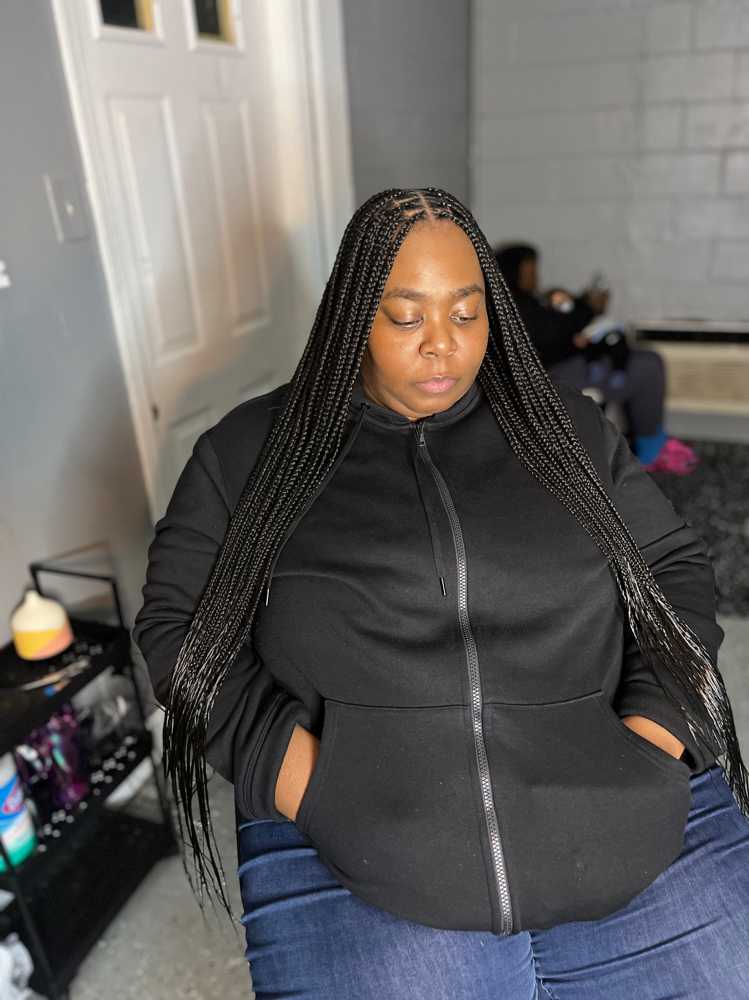 Small Knotless Braids