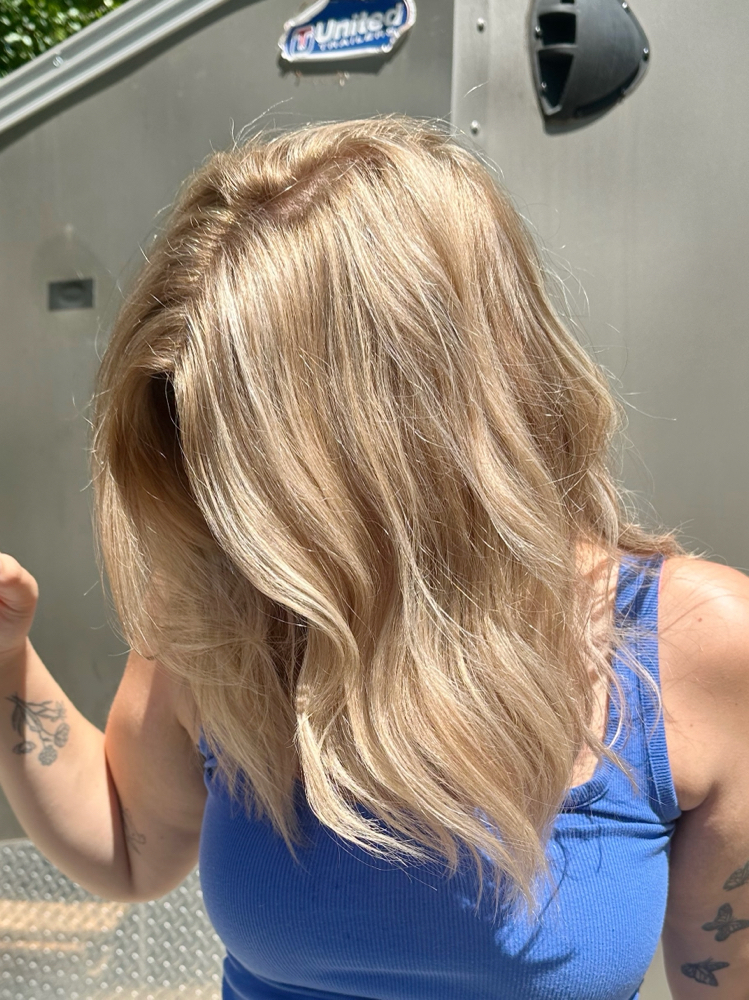 Full Blonde Transformation