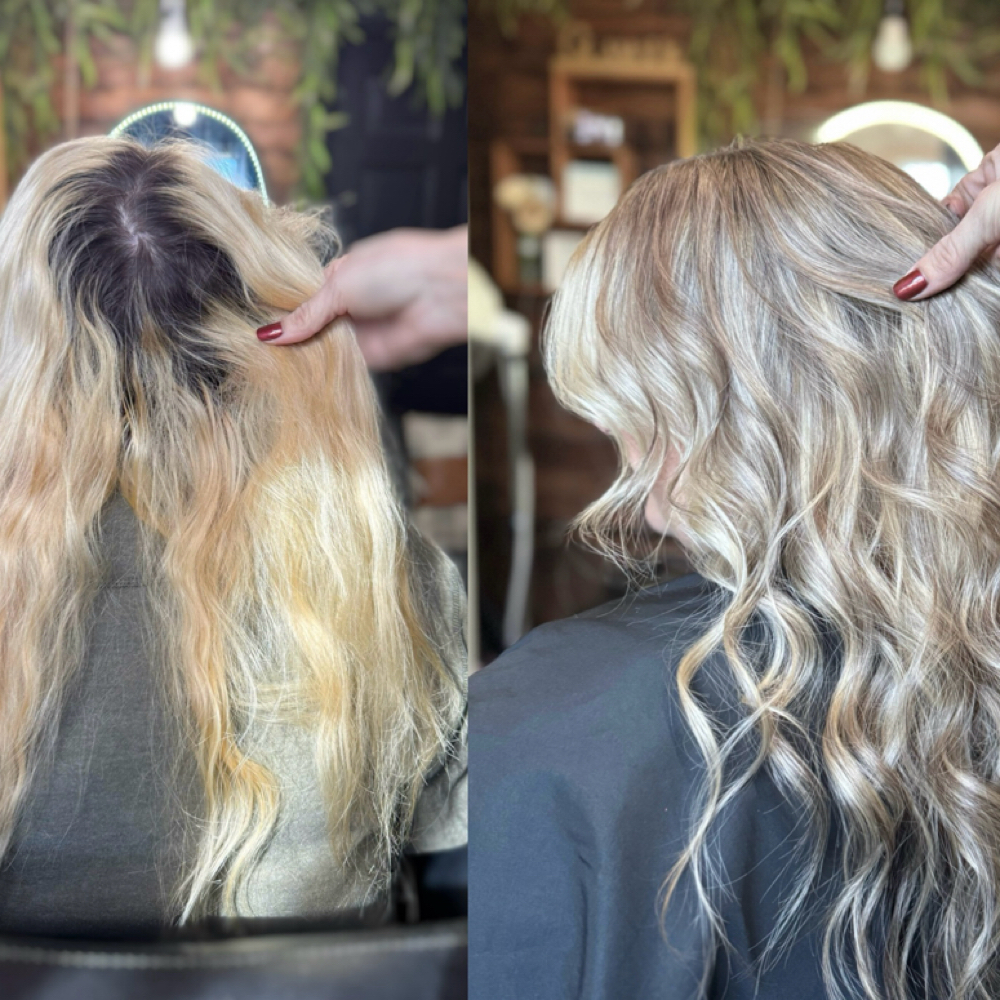 Color Correction at The Black Pearl Hair Salon in Cornelia, GA