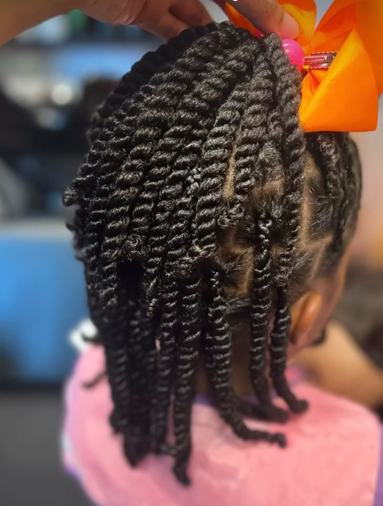 Kiddy Juicy Two Strand Twists at Hair By Alexicia LLC in Brandywine, MD