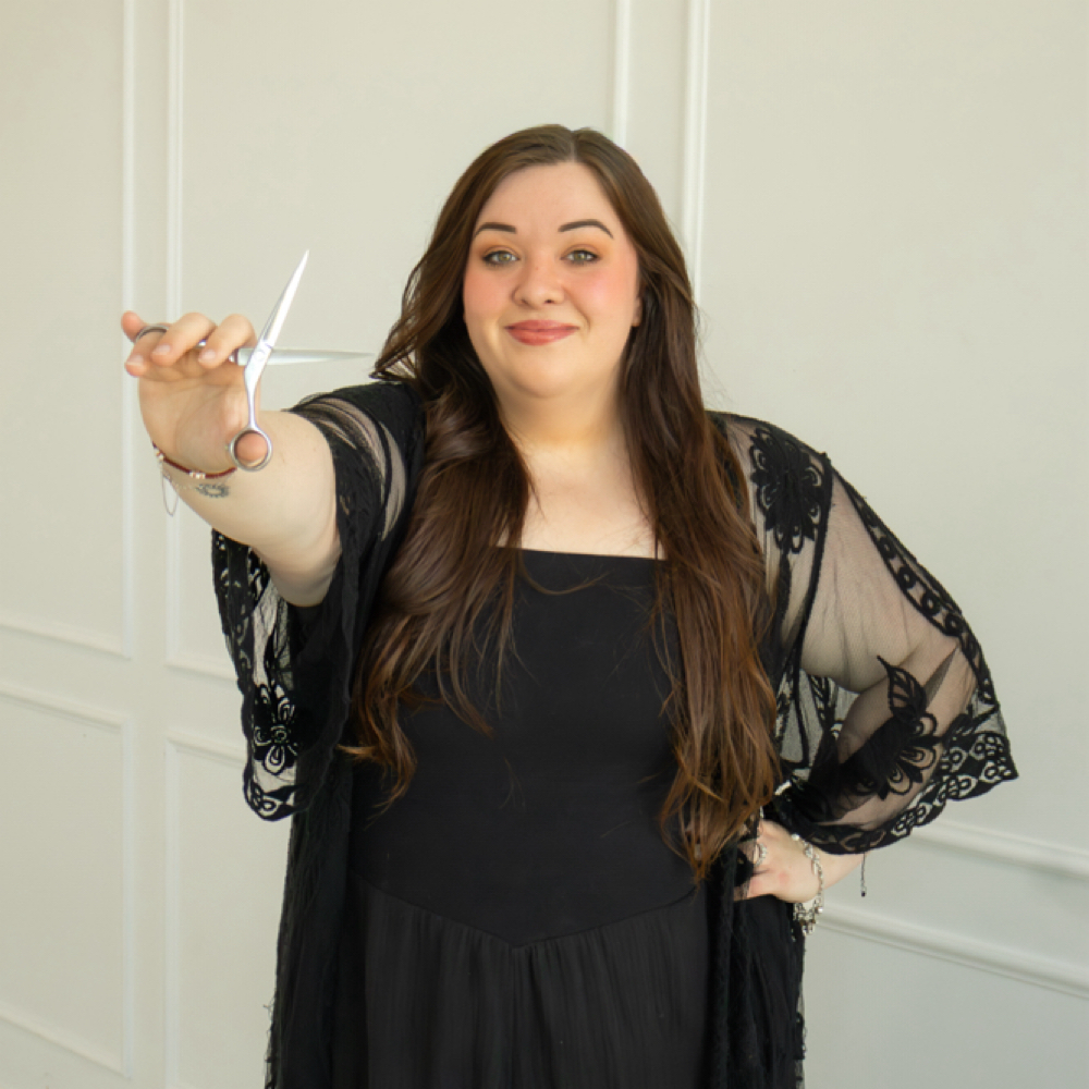 Bronté Byars at Main St. Barber & Beauty Lounge in Weatherford, TX