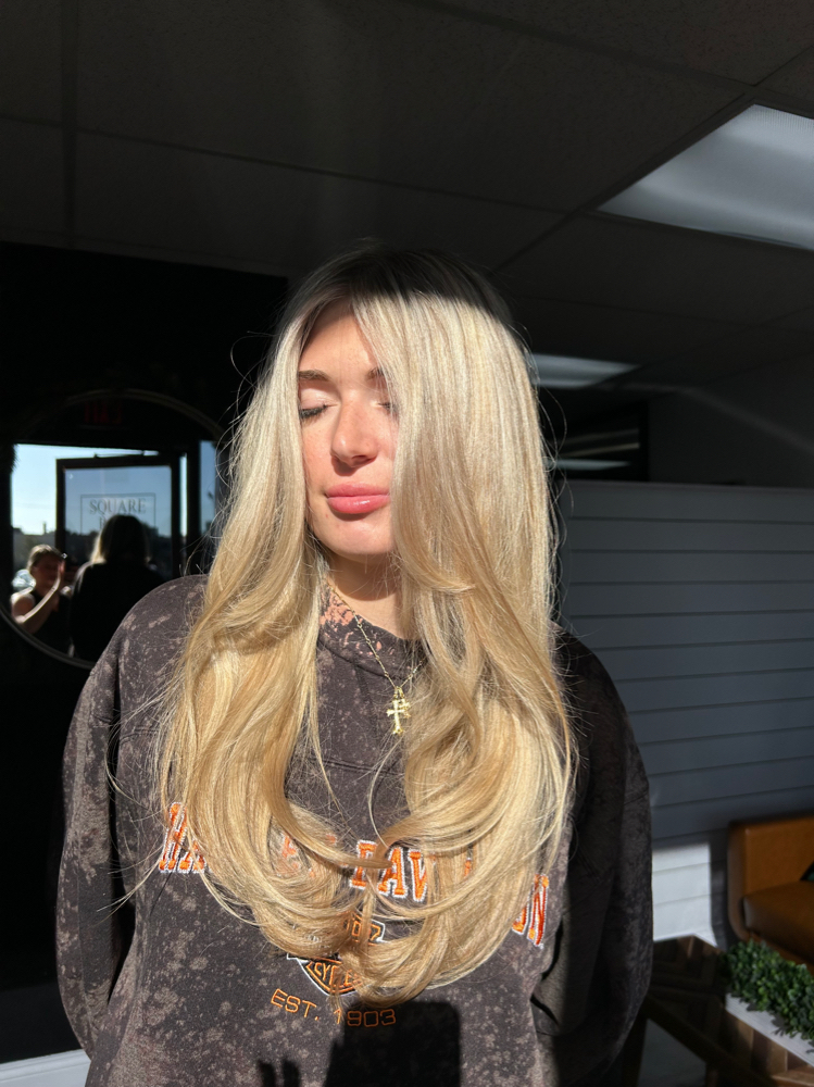 Layer Cutting With Roller Blowout