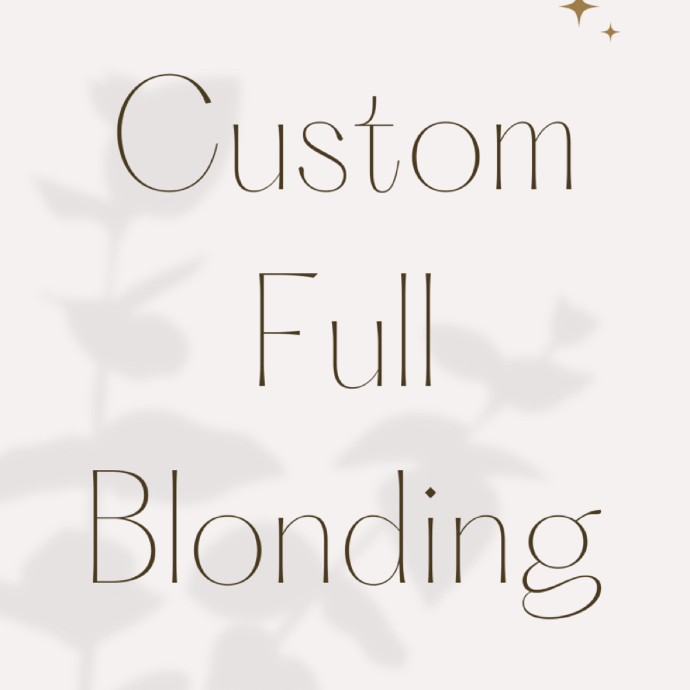 Custom Full Blonding at The Revival Studio in New Bedford, MA