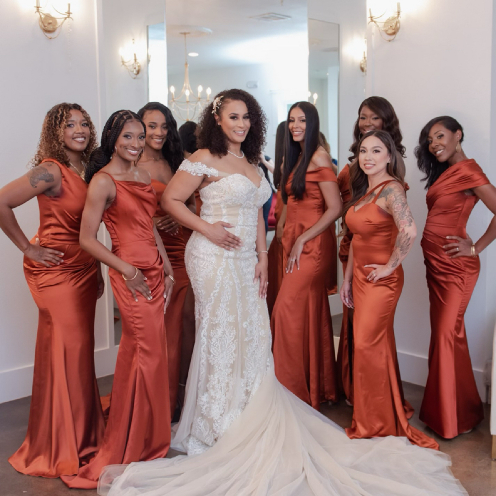 Bridal Party Makeup at Bella Galore Artistry in Houston, TX