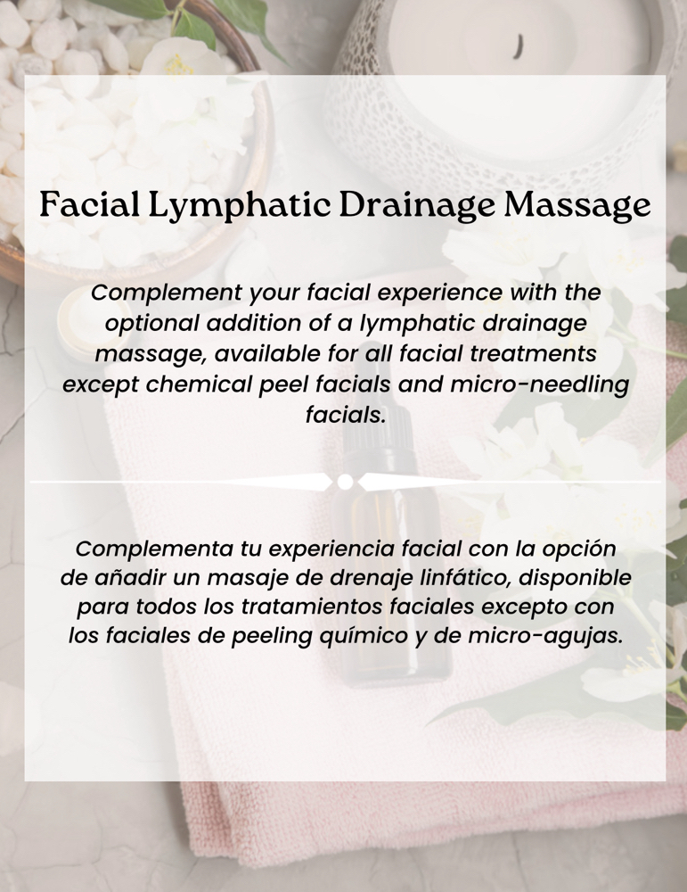 ADD ON! FACIAL LYMPHATIC DRAINAGE