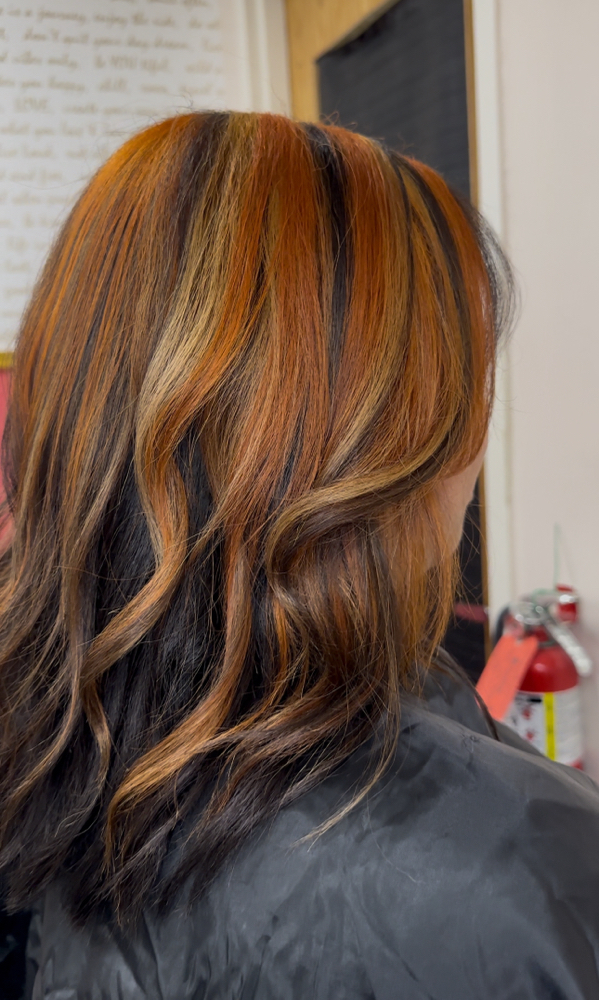 Partial Chunky Calico at Styled by Maria in Lanham, MD