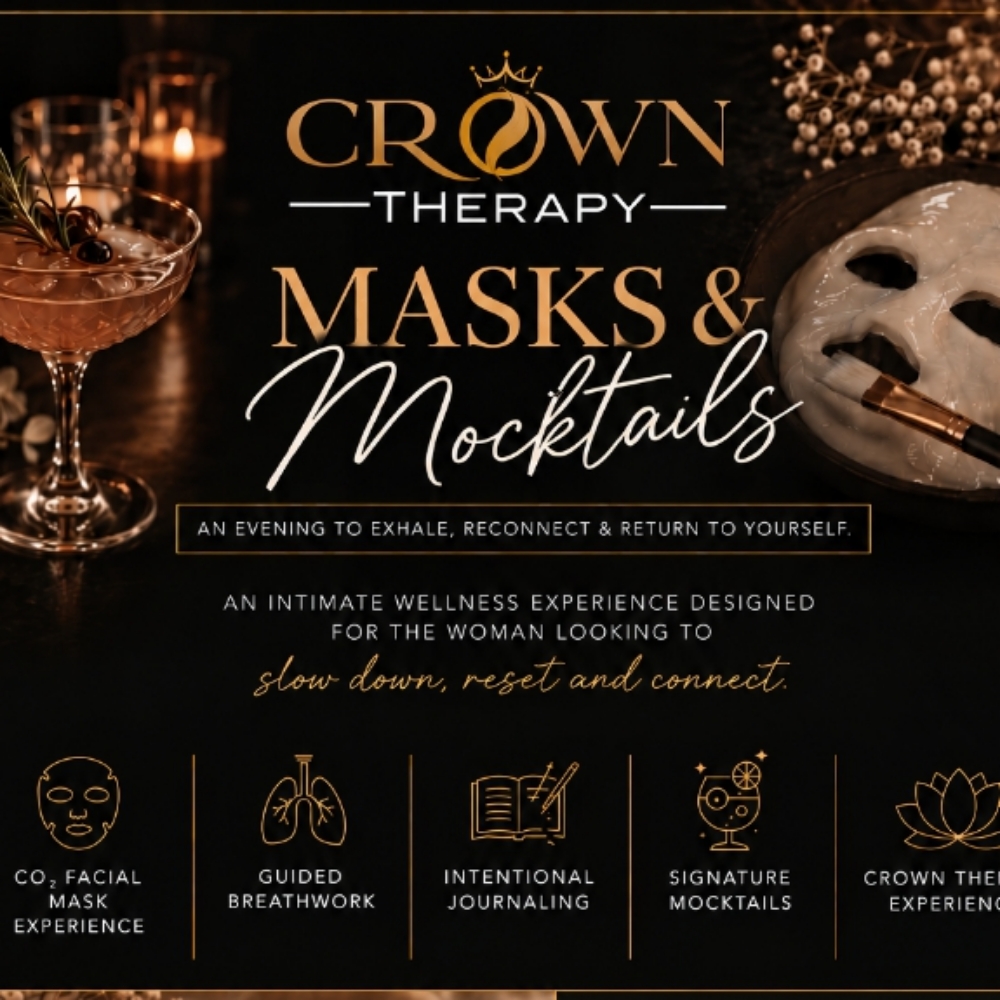 Masks & Mocktails EVENT TICKET at Crown Therapy in Sumner, WA