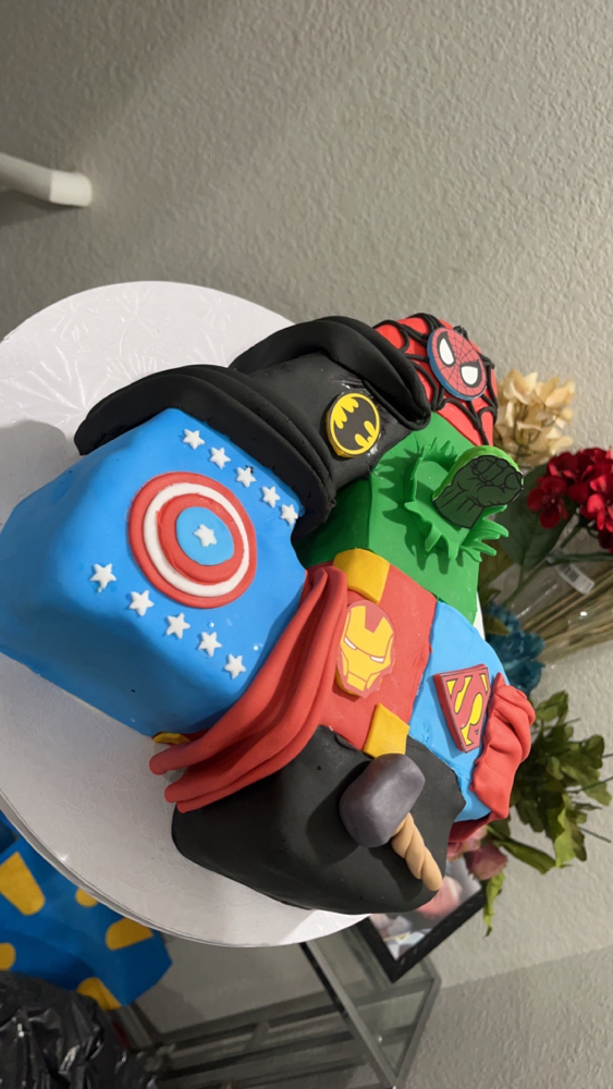 Single number cake at Sweeter than Honey in Dacono, CO