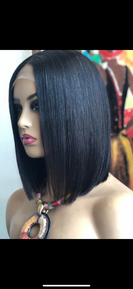 Wash/Condition w Braid Down & Wig