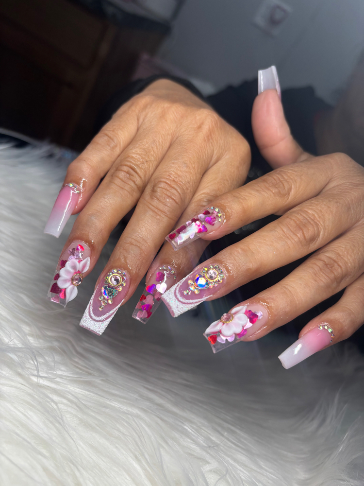 Full Acrylic Set - (Long-XL) at Aimee’s Nails in Jerome, ID