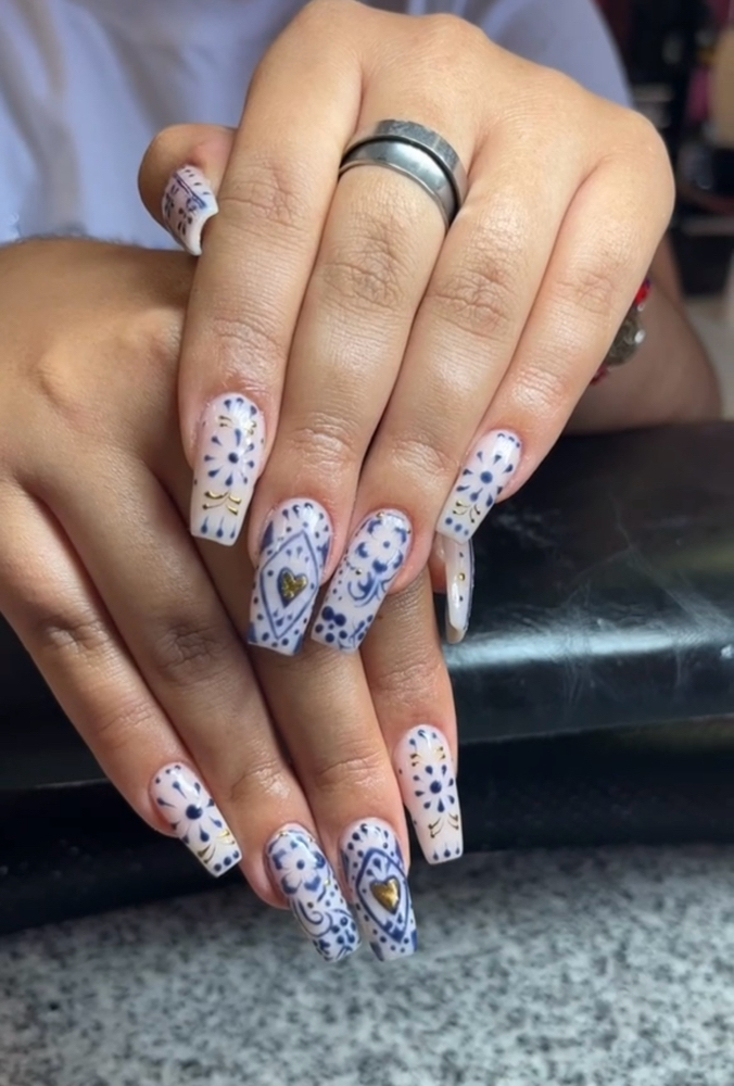 Acrylic Overlay On Natural Nail