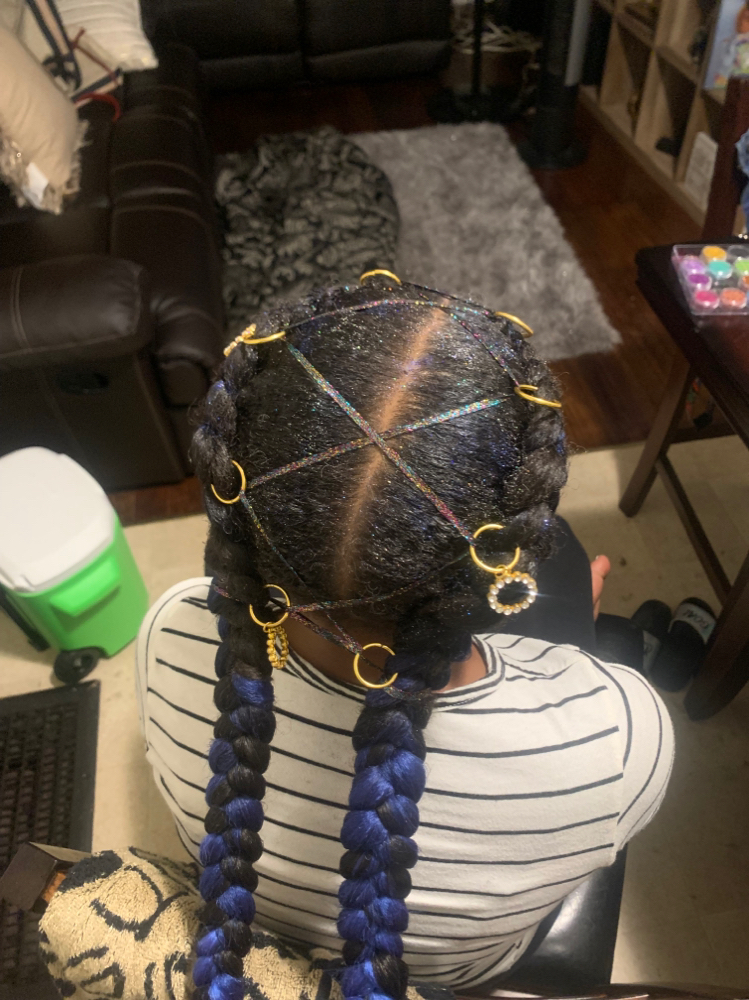 Two Jumbo Braids