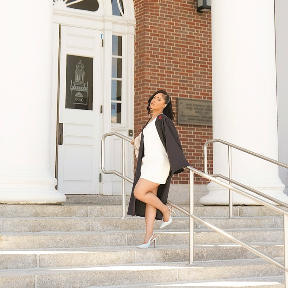 Grad Outdoor Session at Kira Photography LLC in New Bedford, MA