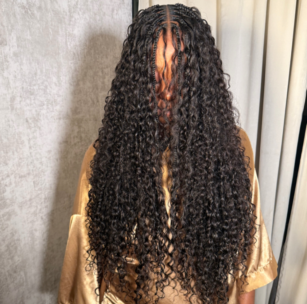 Sm/Med Bohemian Knotless at The Mane Hause in Stone Montain GA, GA