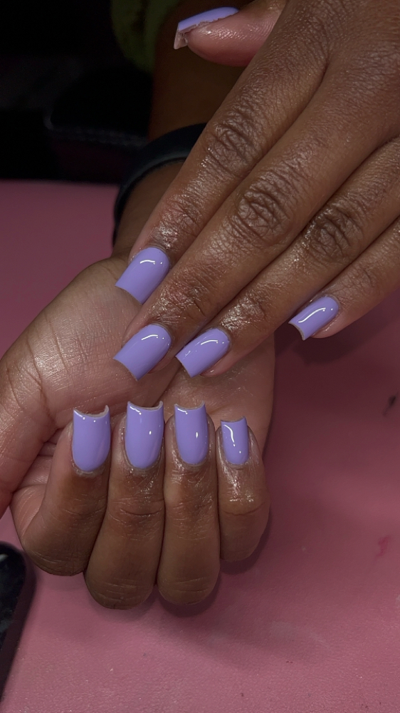 Short Full Set With Gel Polish