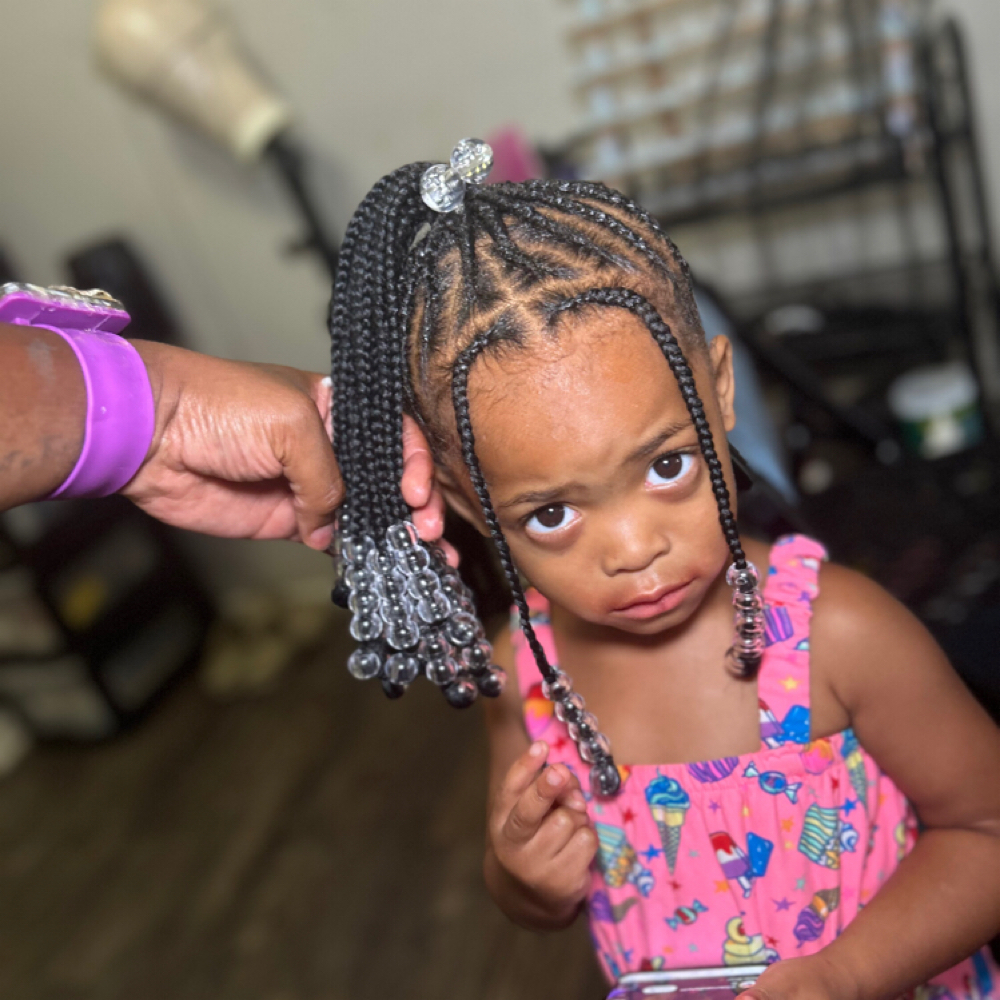 Kids Braids ( ages 3-5 ) at Dolled Up By Diamond LLC