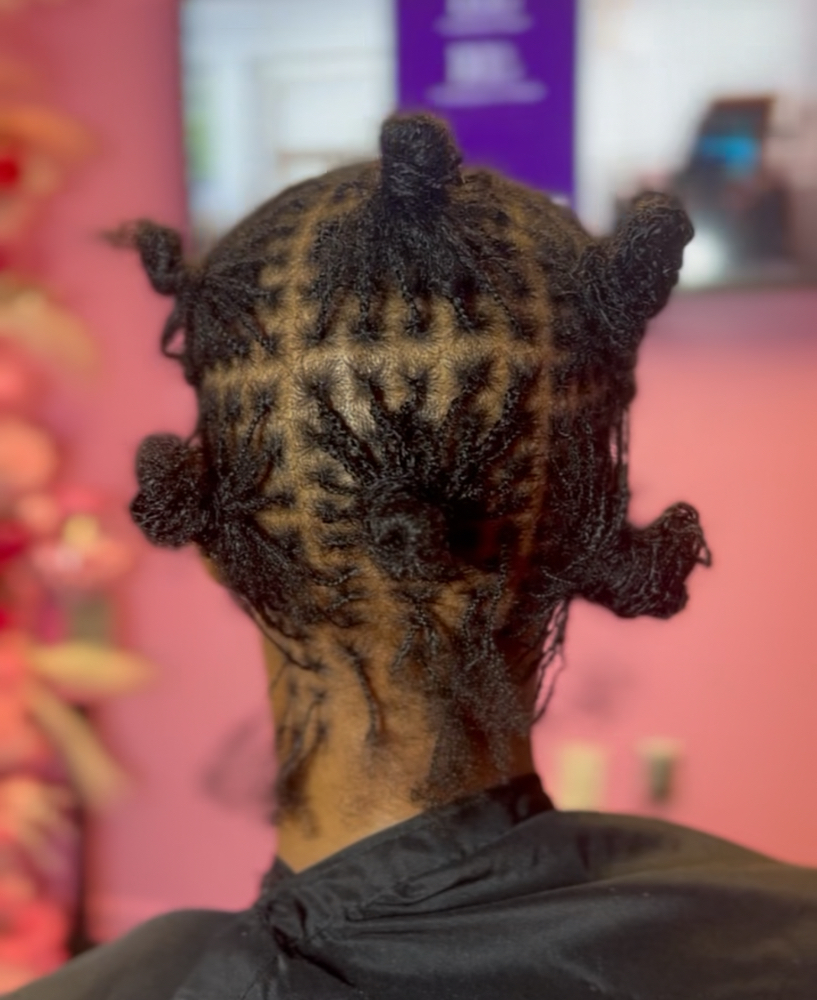 Micro Loc Install Short Hair