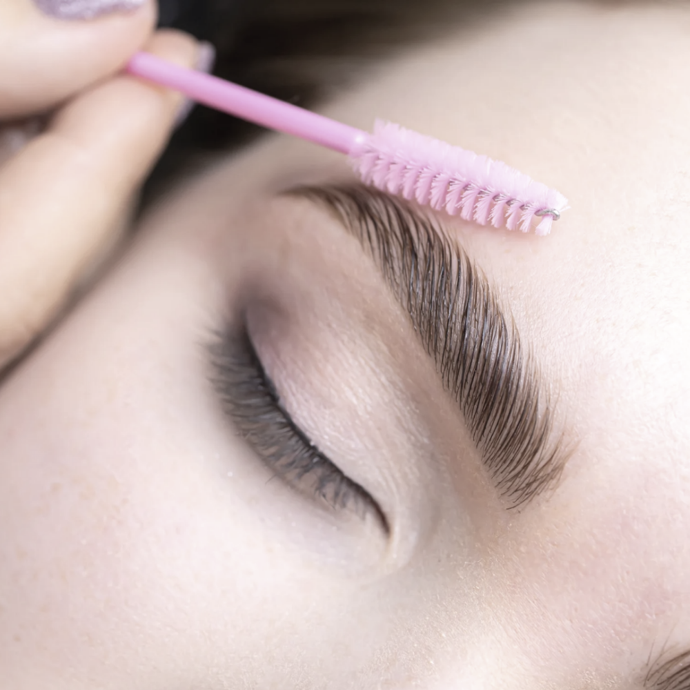 Brow Lamination With Henna