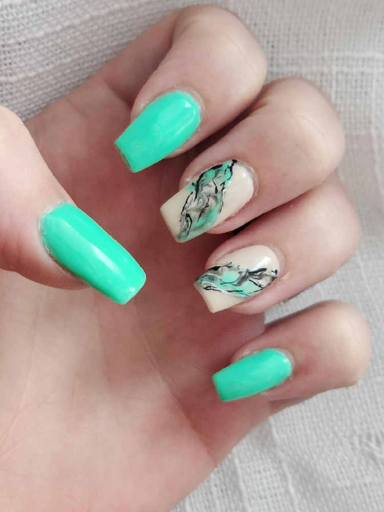 Marble Design (2 Nails)