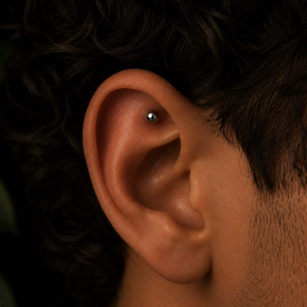 Faux Rook at Piercing Poli’s in El Paso, TX