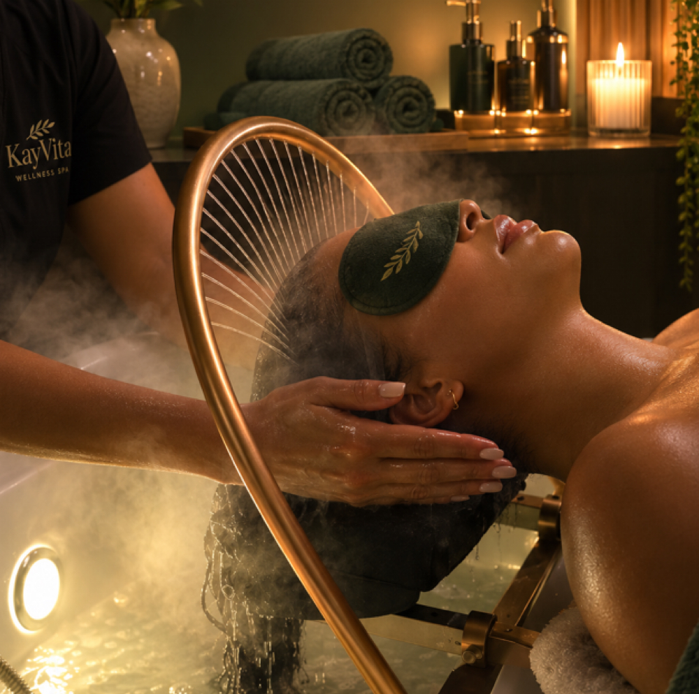 Herbal Detox Head Spa Infusion at KayVita Wellness Spa in Tampa, FL