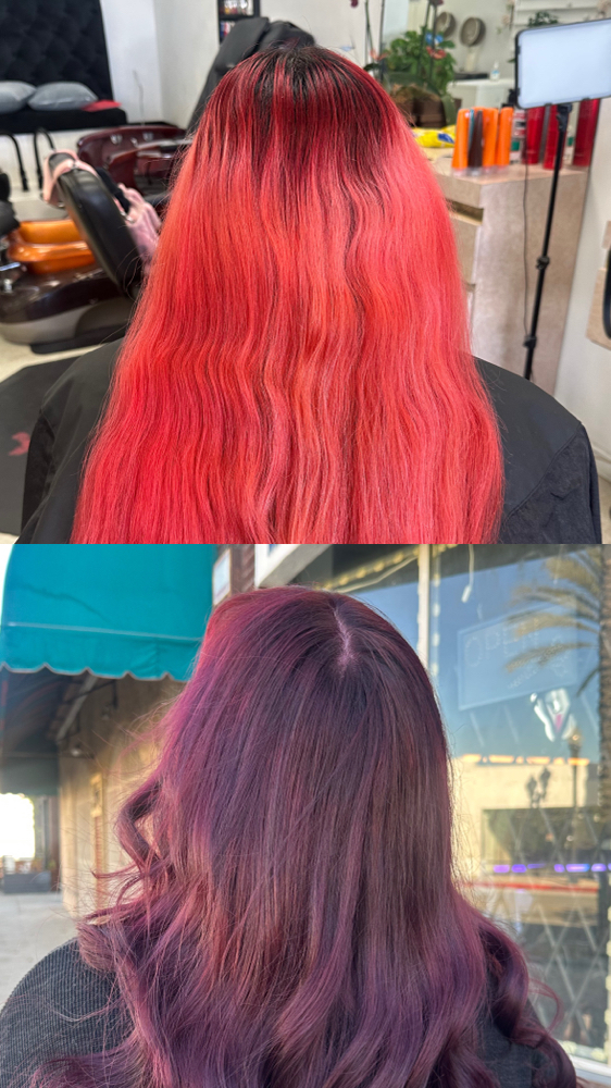 Double Color Process Retouch