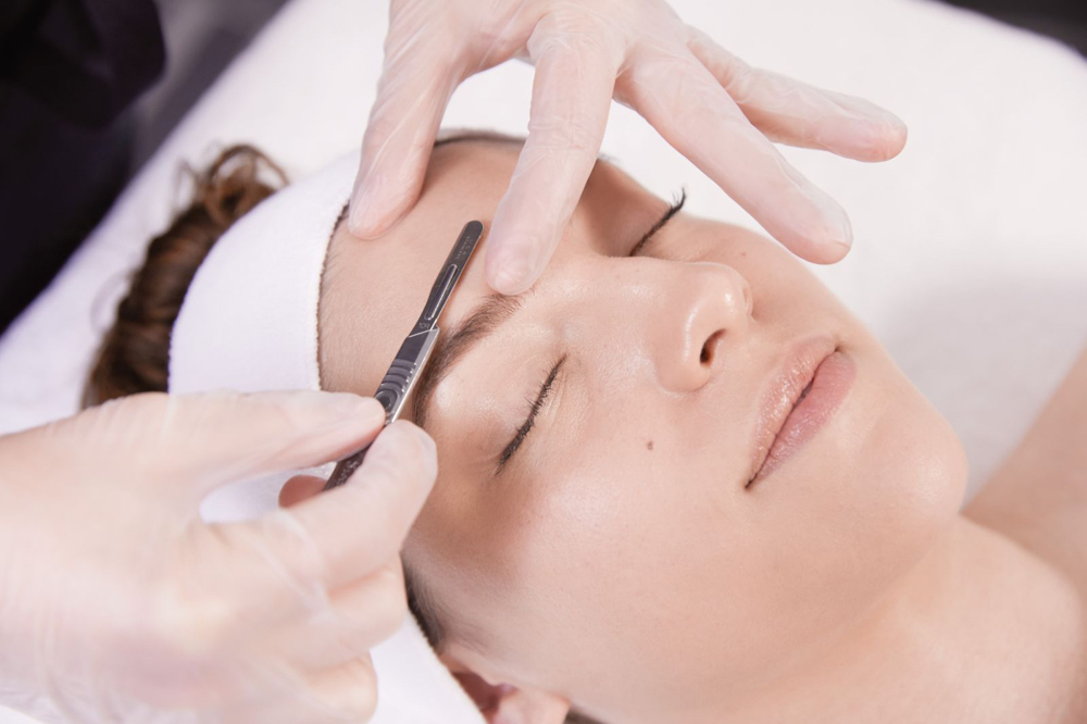 Violet Glow Facial w/ Dermaplaning