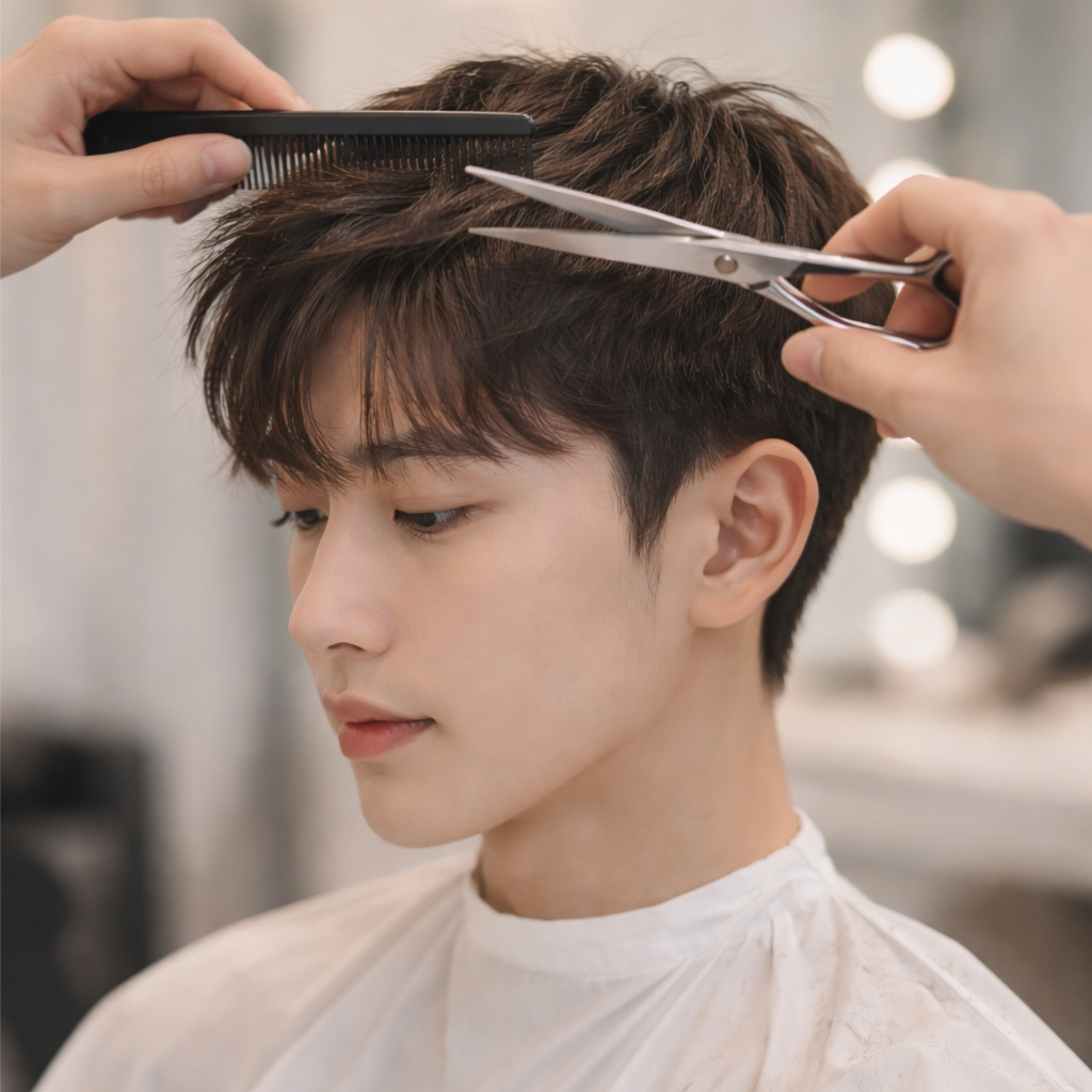 Men’s Design Cut 男生 at Studio Sophie in West Covina, CA