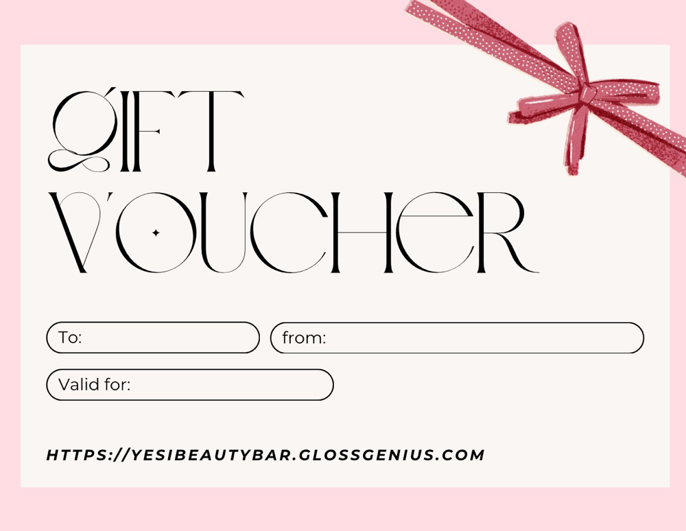 🎁Gift Voucher ✨ at Yesi’s Beauty Bar in Granger, IN