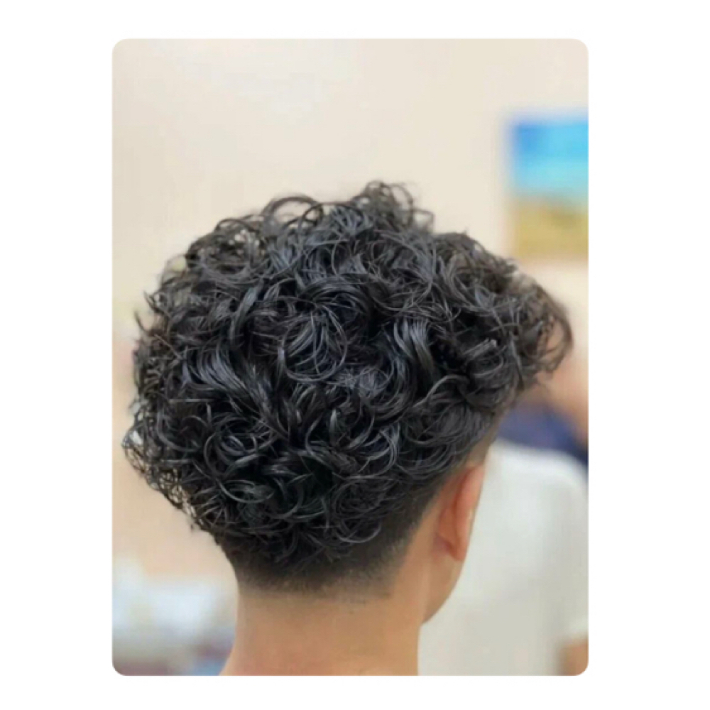 Men perm at kenji's Hair Lab in Blacklick, OH