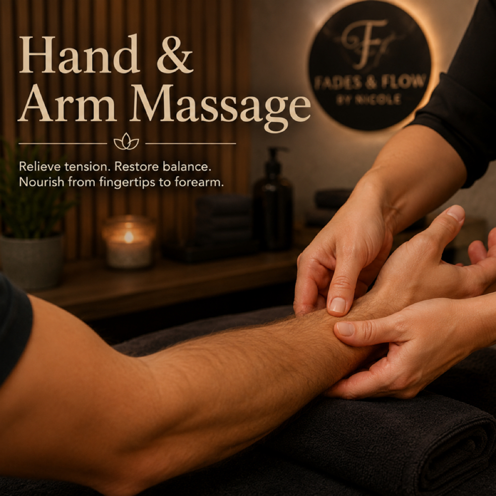 Luxury hand renewal at Fades and Flow by Nicole LLC in Mount pleasant, WI