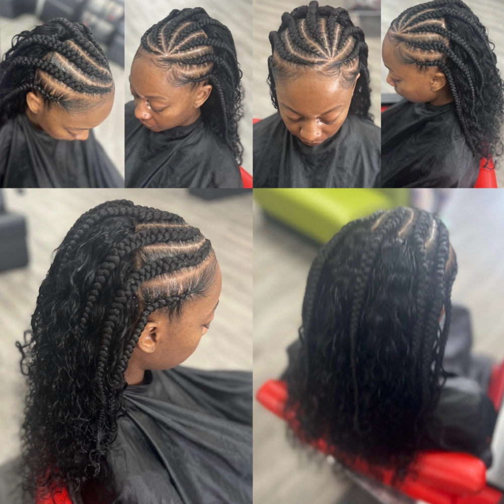 Crochet W/Feed-ins Front at DA Hair Artistry in Westerville, OH