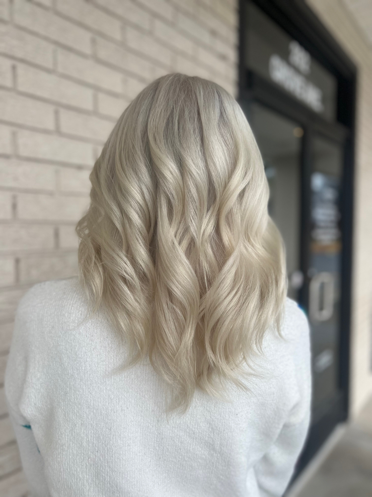 Global blonde retouch