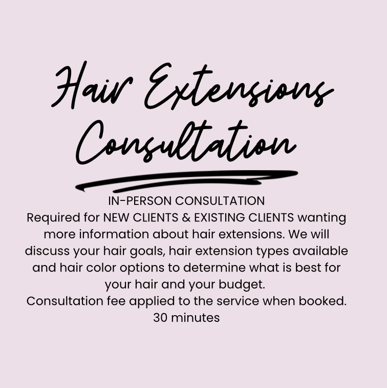 Hair Extensions Consultation