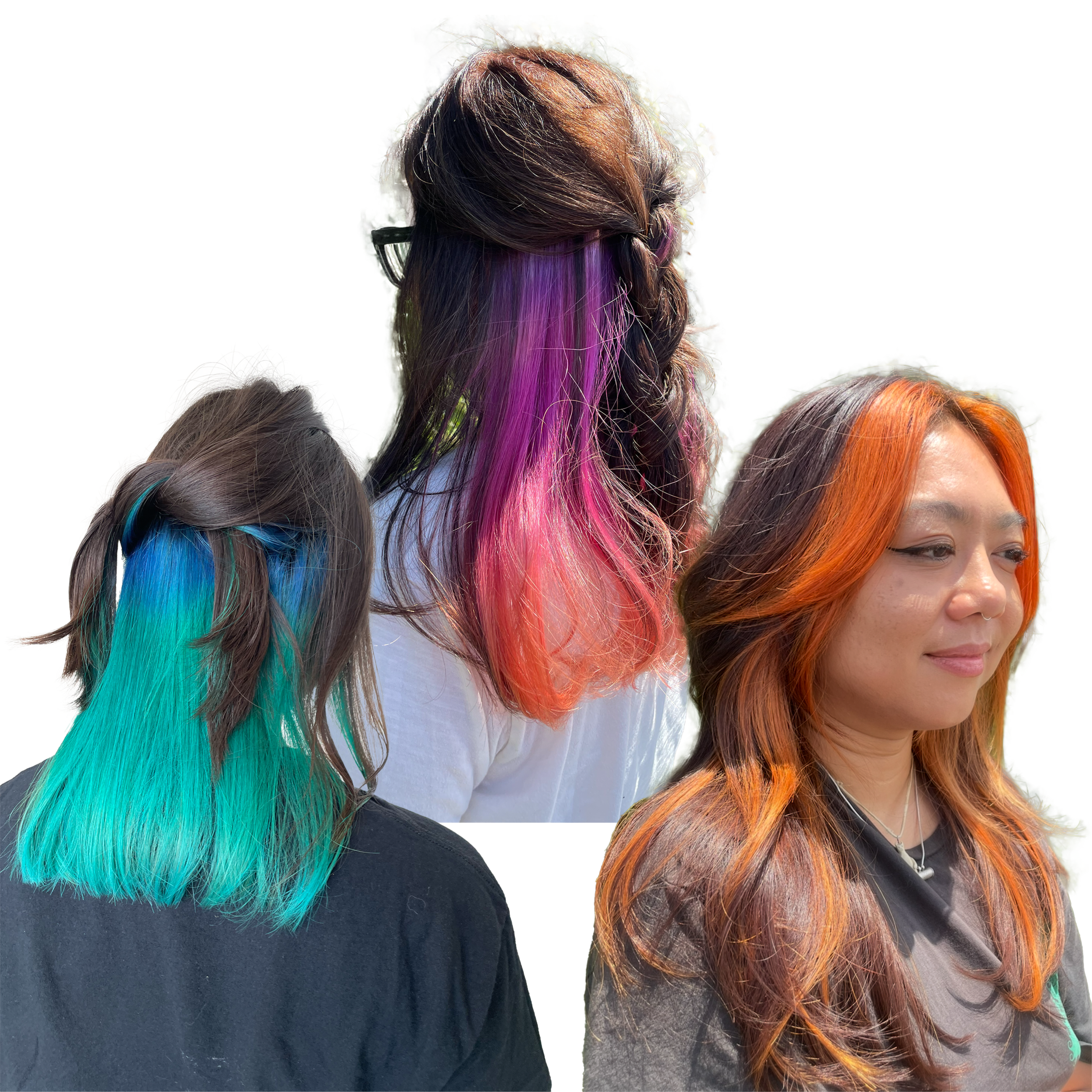 Peekaboo/Block/Split Dye at Monica Lopez in Issaquah, WA