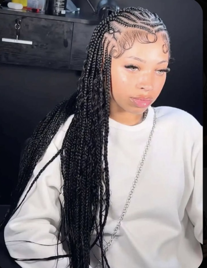 Small Fulani Braids at Myrathestylist in Philadelphia, PA