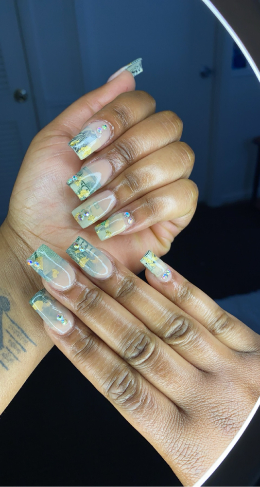 Frenchies, Ombre Or Glitter