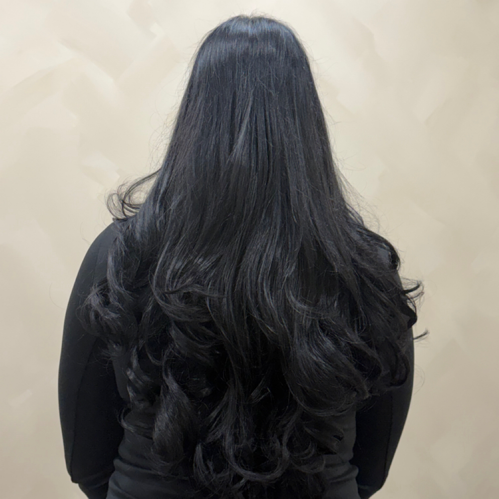 Extensions Removal & Blow Out at Crystals Beauty Haven in Johnston, RI