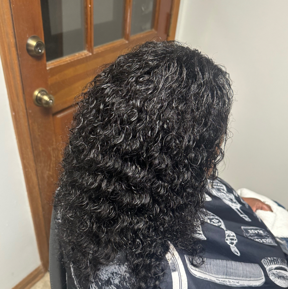 Basic Sew In /curls at SJ Hair Studio in North Carolina, NC
